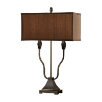 Feiss Marcus 2 Light Table Lamp in Smoked Grey 10031SGY thumb