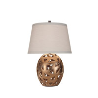 Feiss Geometrica 1 Light Table Lamp in Aged Copper with Crackle 10271AC/CK thumb