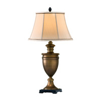 Feiss Lafayette Foundry Collection 9586AB Table Lamp Antique Brass thumb