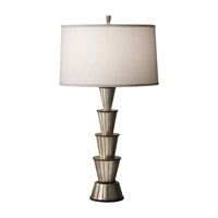 Feiss Skyler 1 Light Table Lamp in Ebonized Silver Leaf and Black 9954ESL/BK thumb