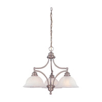 Feiss Neo Classic 3 Light Chandelier in Brushed Steel F1648/3BS thumb