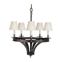 Feiss Gatsby Collection Chandeliers F1925/5WAL/FB thumb