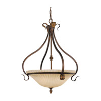 Feiss Sonoma Valley 3 Light Chandelier in Aged Tortoise Shell F2070/3ATS thumb