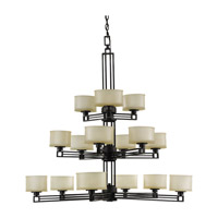 Feiss Fusion 15 Light Chandelier in Grecian Bronze F2085/6+6+3GBZ thumb