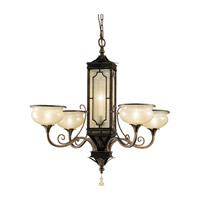 Feiss Parisienne Parlor 5 Light Chandelier in Firenze Gold F2306/4FG thumb
