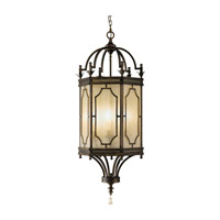 Feiss Parisienne Parlor 6 Light Hall Chandelier in Firenze Gold F2309/6FG thumb