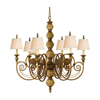 Feiss Florentine Dome 6 Light Chandelier in Firenze Gold F2325/6FG thumb
