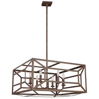 Feiss F3172/6WI Marquelle 6 Light 28 inch Weathered Iron Chandelier Ceiling Light FS-F31726WI-FULL.jpg thumb