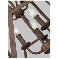 Feiss F3174/6WI Marquelle 6 Light 17 inch Weathered Iron Chandelier Ceiling Light FS-F31746WI-DET.jpg thumb