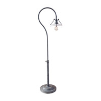 Feiss Urban Renewal 1 Light Floor Lamp in Weathered Zinc FL6307WZC thumb