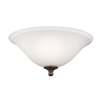 Feiss FM434ORBH Standish 2 Light 14 inch Oil Rubbed Bronze with Highlights Flush Mount Ceiling Light thumb