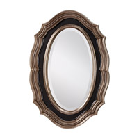 Feiss MR1123ASL/BK Julia 35 X 23 inch Antique Silver and Black Wall Mirror thumb