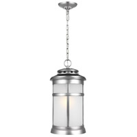 Feiss OL14309PBS Newport 1 Light 9 inch Painted Brushed Steel Outdoor Hanging Lantern thumb