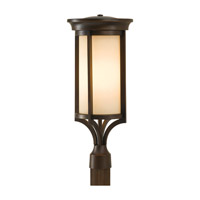 Feiss Merrill 1 Light Post Lantern in Heritage Bronze OLPL10207HTBZ thumb