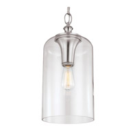 Feiss P1309BS-F Hounslow 1 Light 9 inch Brushed Steel Pendant Ceiling Light in Fluorescent thumb