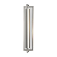 Feiss WB1452BS Mila 2 Light 5 inch Brushed Steel Wall Sconce Wall Light thumb