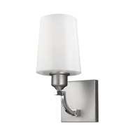 Feiss WB1759SN/PN Preakness 1 Light 5 inch Satin Nickel / Polished Nickel Wall Sconce Wall Light thumb