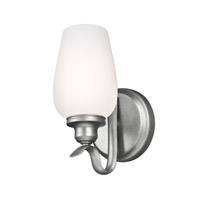 Feiss WB1769HTSL-F Standish 1 Light 5 inch Heritage Silver Wall Sconce Wall Light in Fluorescent thumb