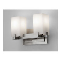Feiss VS18402-BS Riva 2 Light 13 inch Brushed Steel Vanity Strip Wall Light in Opal Etched Glass VS18402BS.jpg thumb