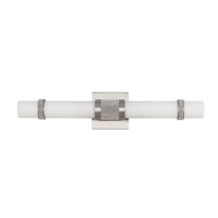 Feiss WB1740BS Maltese 2 Light 25 inch Brushed Steel Wall Sconce Wall Light WB1740BS.jpg thumb