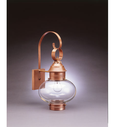 Northeast Lantern 2041-AC-MED-FST Onion 1 Light 21 inch Antique Copper Outdoor Wall Lantern in Frosted Glass photo