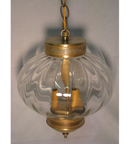 Northeast Lantern 2042G-AB-LT2-OPT Onion 2 Light 10 inch Antique Brass Hanging Lantern Ceiling Light in Optic Glass photo
