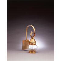 Northeast Lantern 2011-AC-MED-FST Onion 1 Light 15 inch Antique Copper Outdoor Wall Lantern in Frosted Glass photo thumbnail