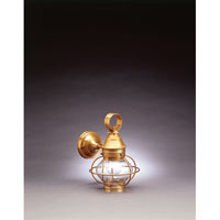 Northeast Lantern 2515-RB-MED-FST-NS Onion 1 Light 12 inch Raw Brass Outdoor Wall Lantern in Frosted Glass photo thumbnail