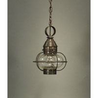 Northeast Lantern 2522-RC-MED-FST Onion 1 Light 9 inch Raw Copper Hanging Lantern Ceiling Light Frosted Glass photo thumbnail