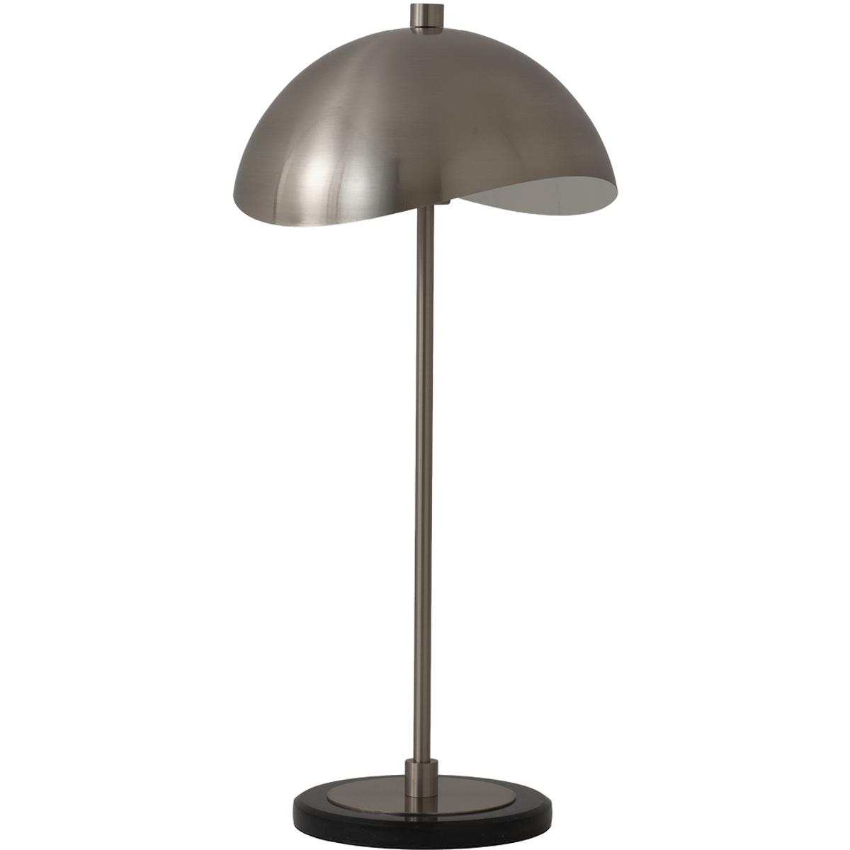 Nova of California 1013810SN Luna Bella 29 inch 14 watt Satin Nickel Iron and Black Table Lamp Portable Light