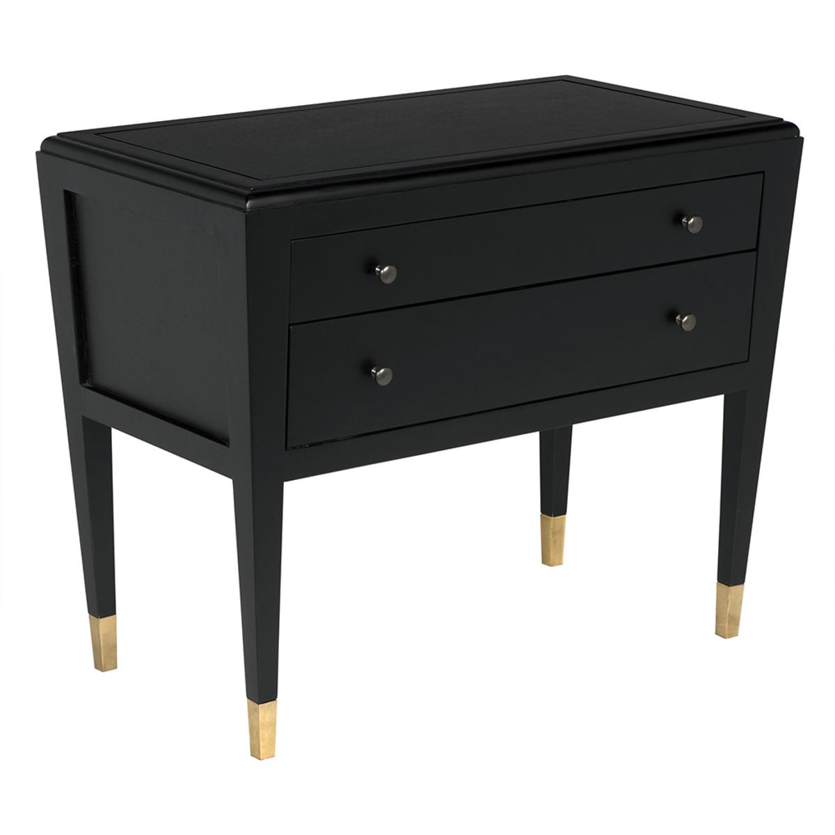 Noir GDRE207B Grant 34 X 19 inch Black Sideboard