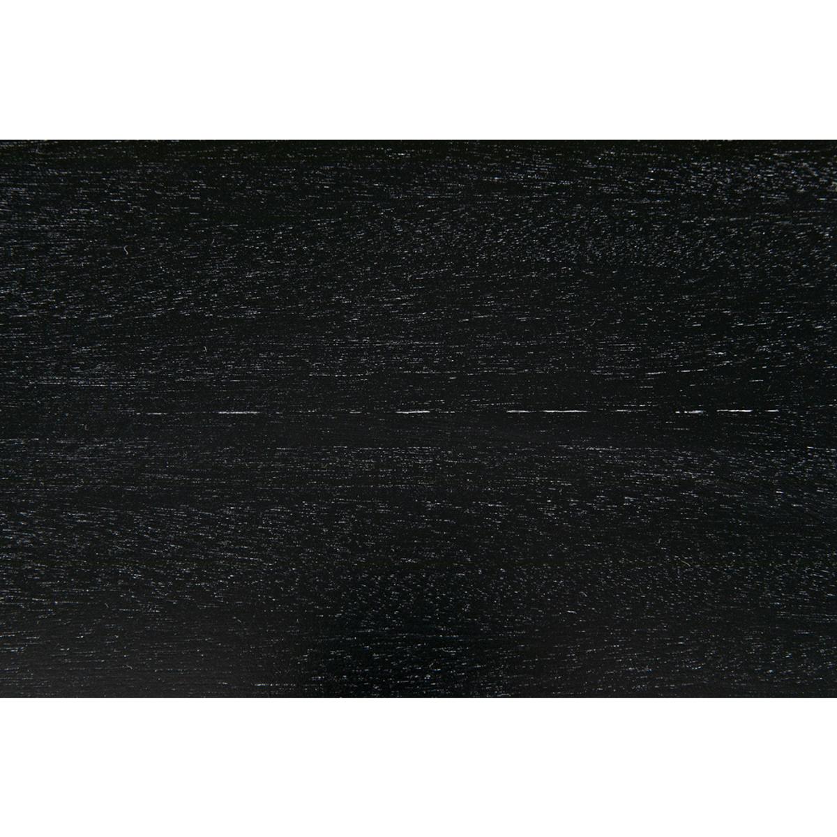 Noir GDRE241HB-2 Hampton Hand Rubbed Black Dresser, 6 Drawer