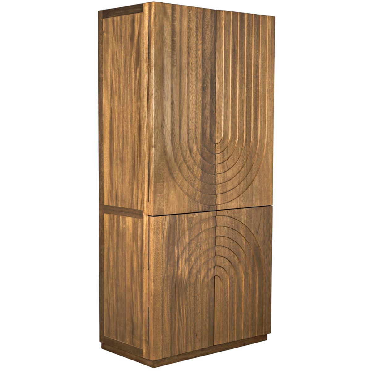 Noir GHUT155DW Otto Dark Walnut Hutch