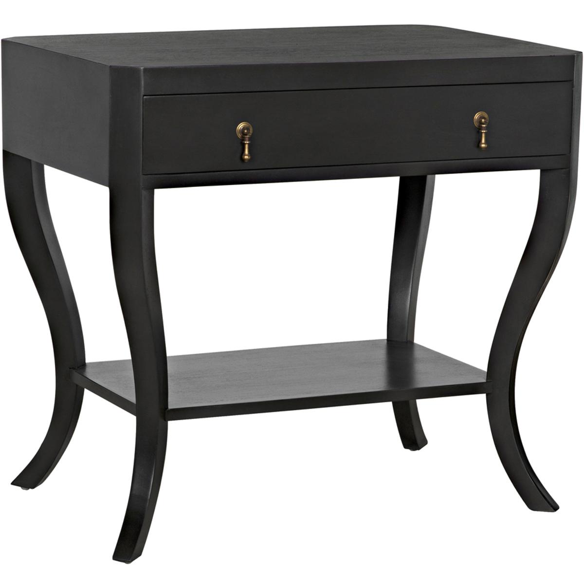 Noir GTAB665P Weldon 30 X 28.5 inch Pale Side Table
