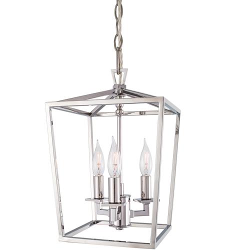 Polished Nickel Mini Pendant Light norwell 1084 pn ng cage 3 light 9 inch polished nickel mini pendant ceiling