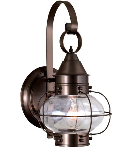 Norwell 1323 Br Cl Cottage Onion 1 Light 14 Inch Bronze Outdoor