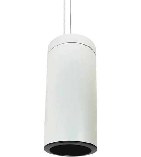 Nora Lighting NYLI-6CI1BBW-AC Cylinder 1 Light 8 inch Black and White Cable Pendant Ceiling Light photo