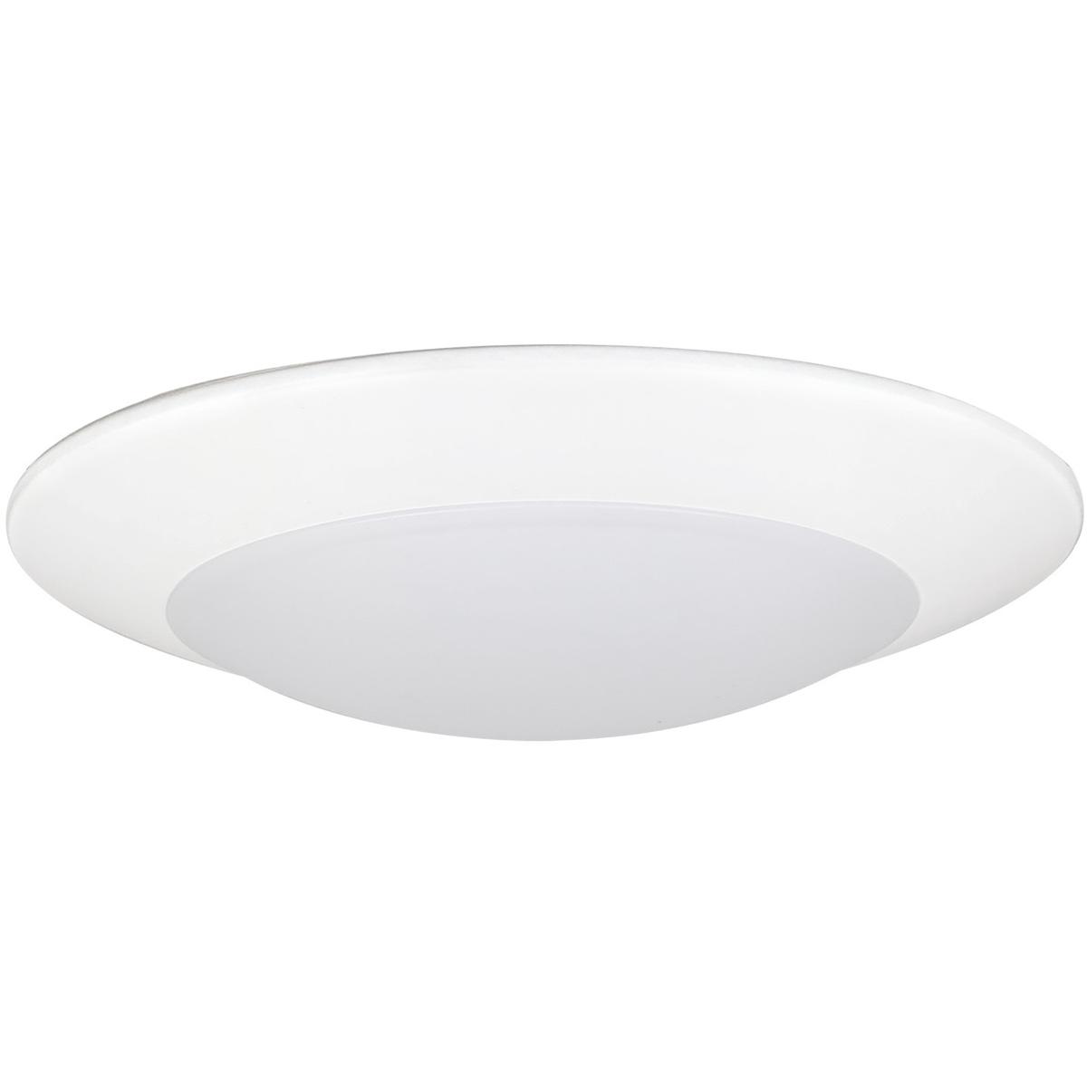 Nora Lighting NCSD-R630MPW 6 in. Contractor Series LED Flush Mount Disk Light, 3000K, Matte Powder White - Pack of 12