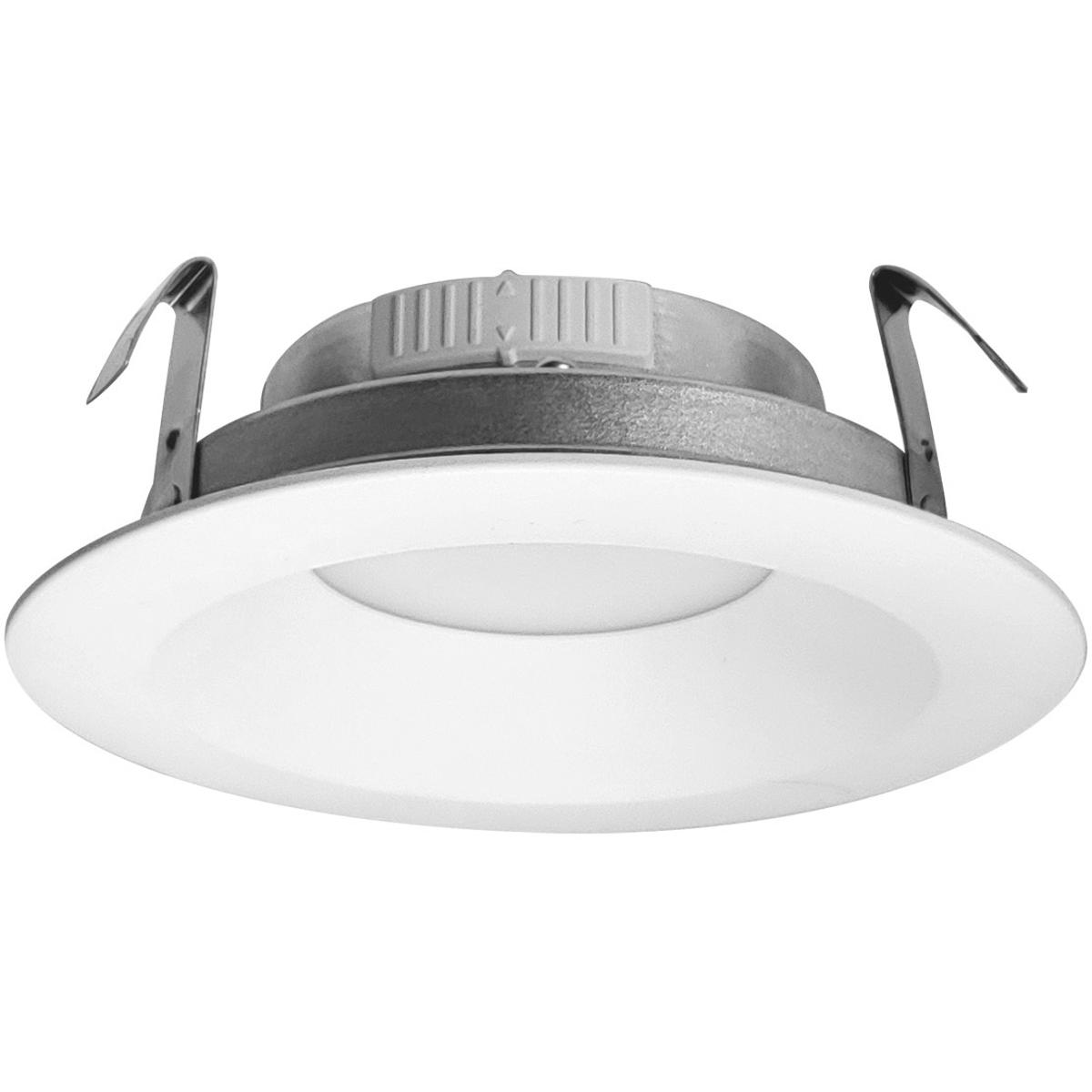 Nora Lighting NCSR-R41TWMPW 4 in. Contractor Series LED Retrofit Reflector, Selectable CCT, Matte Powder White - Pack of 12