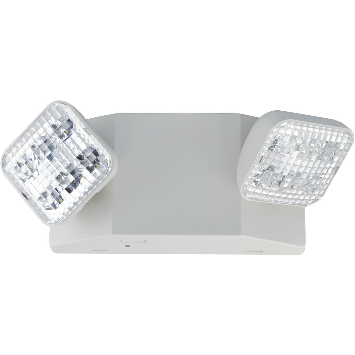 Nora Lighting NE-700LEDRCW Aaliyah 1 Light White Exit / Emergency Ceiling Light