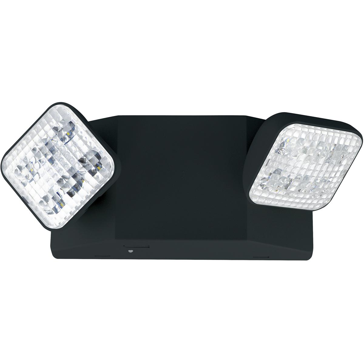 Nora Lighting NE-700LEDRCB Aaliyah 1 Light Black Exit / Emergency Ceiling Light