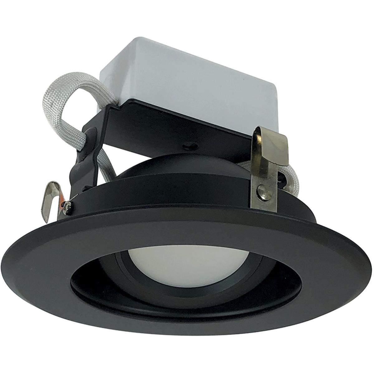 Nora Lighting NLCBC-46940XBB 4 in. Cobalt LED Retrofit Adjustable, Black - 40K