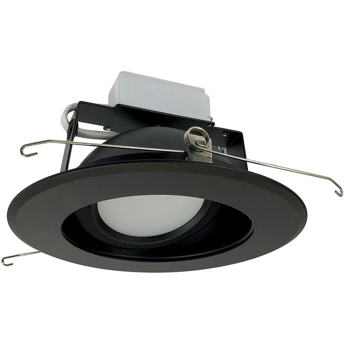 Nora Lighting NLCBC-66930XBB 6 in. Cobalt LED Retrofit Adjustable, Black - 30K