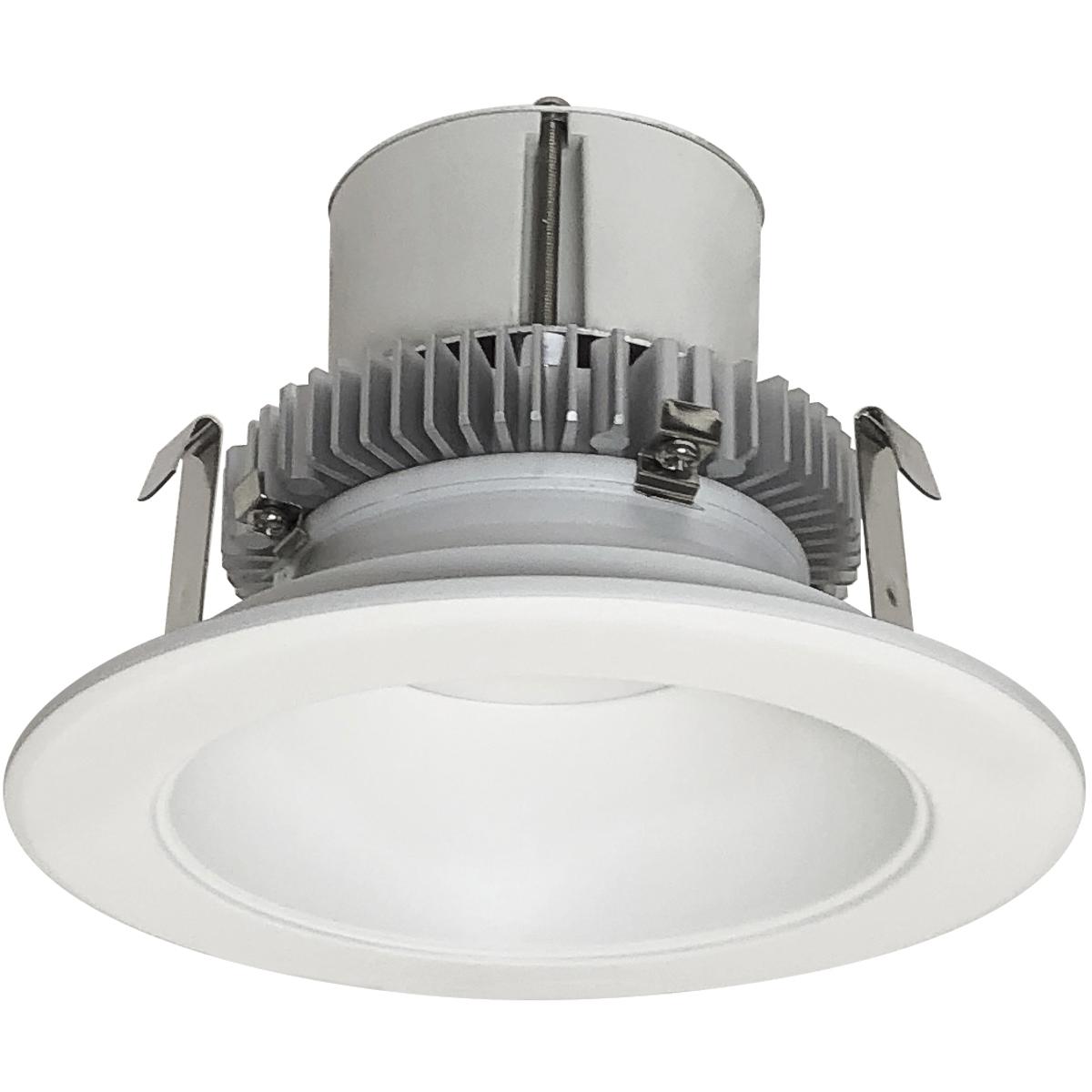 Nora Lighting NLCBC2-45130MPW/10 Cobalt Click Matte Powder White Recessed Light in 3000K, 1000, No Remote Emergency, Dimming: 120V Phase (Triac/ELV)