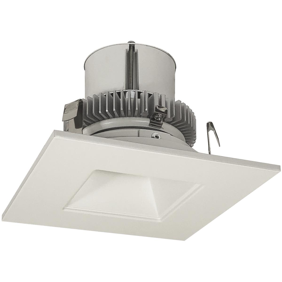 Nora Lighting NLCBC2-45630WW-10 4 in. Cobalt Click 1000LM LED Retrofit - Square-Square Regress - 12W - 3000K - White - 120V Triac-ELV Dimming