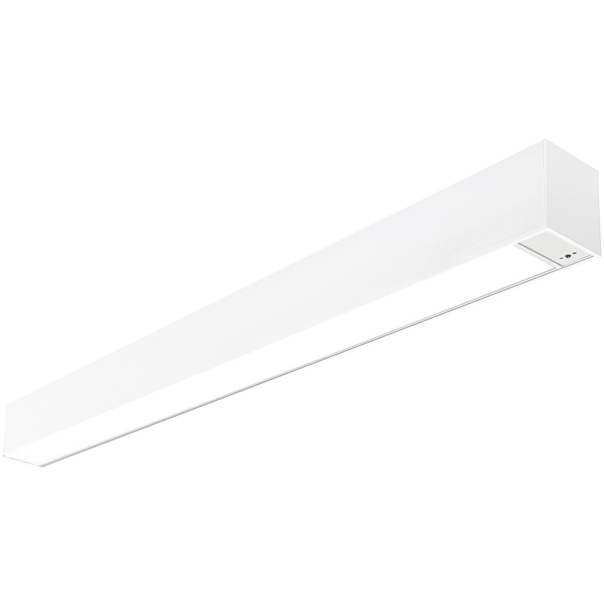 Nora Lighting NLUD-2334W-OS 2 ft. 3710lm Selectable CCT L-Line LED Indirect & Direct Linear with Motion Sensor, White