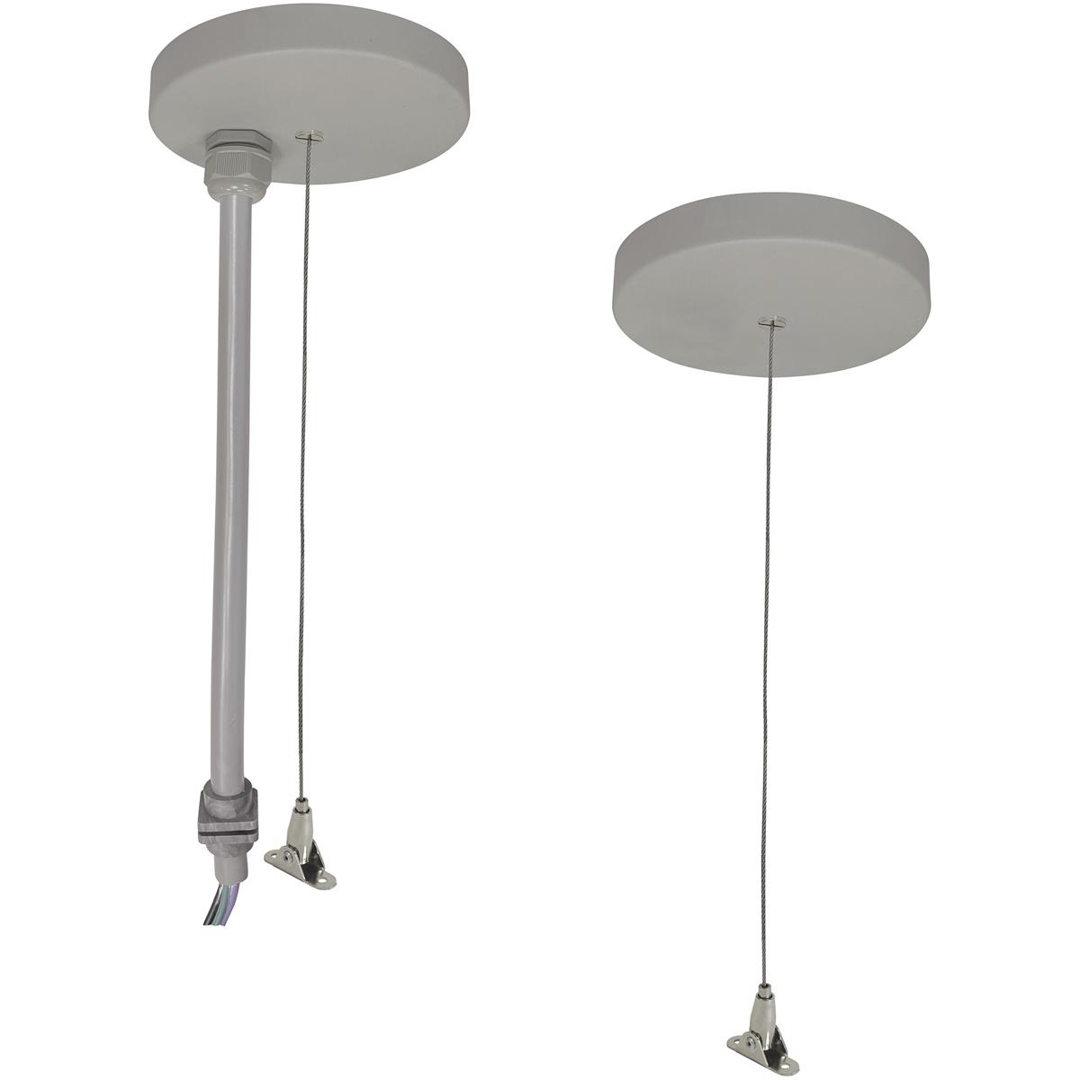 Nora Lighting NLUD-PCCA-20 20 ft. Nlud Pendant Power & Aircraft Mounting Kit, Aluminum