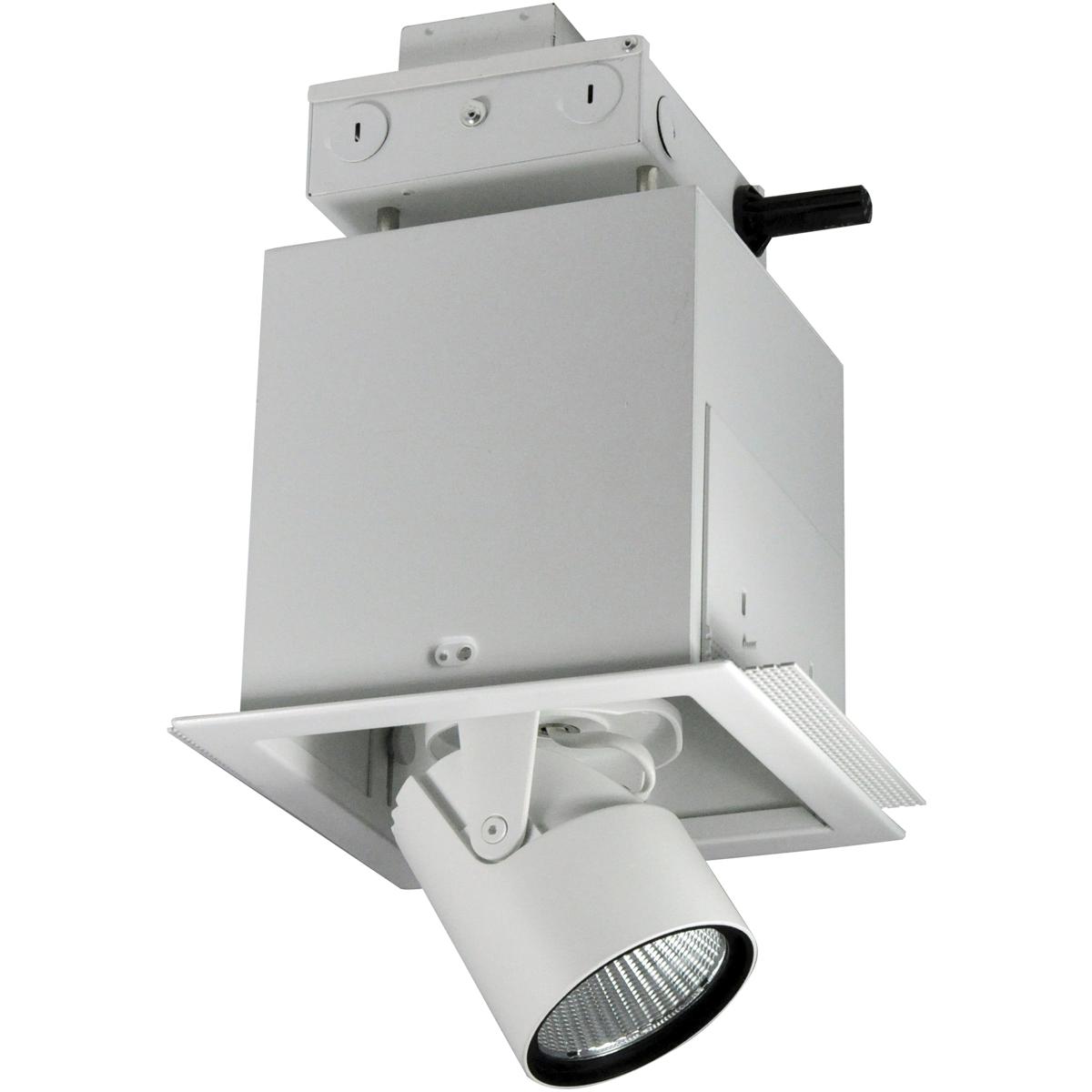 Nora Lighting NMRTLGPD-11D1L2030FW 2100lm 30K Pull-Down LED Trimless 1 Head Lighting System, White