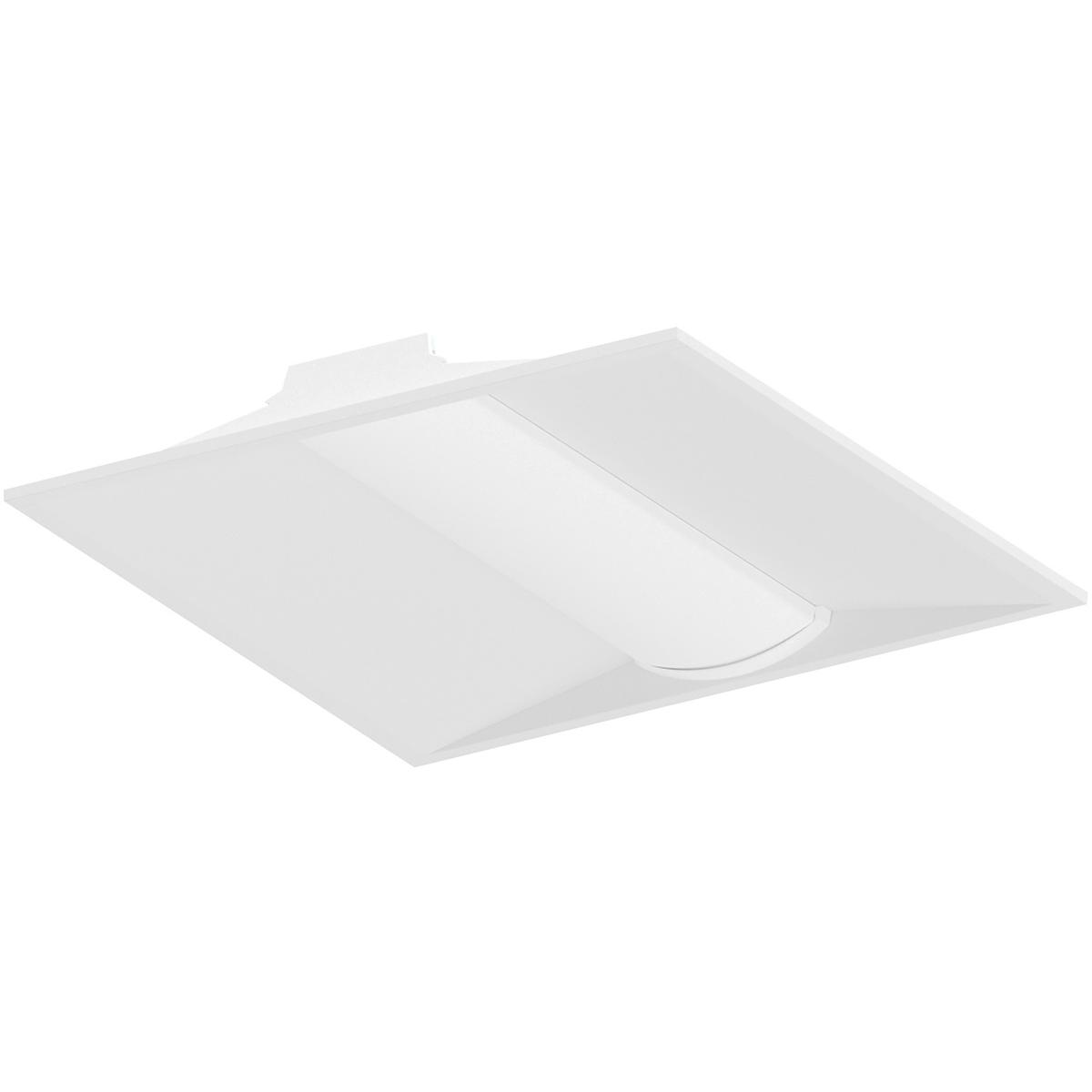 Nora Lighting NPTCBSW-22-SCW 2 x 2 ft. LED Troffer Light Fixture with Selectable Wattage & CCT - White Finish - Pack of 2