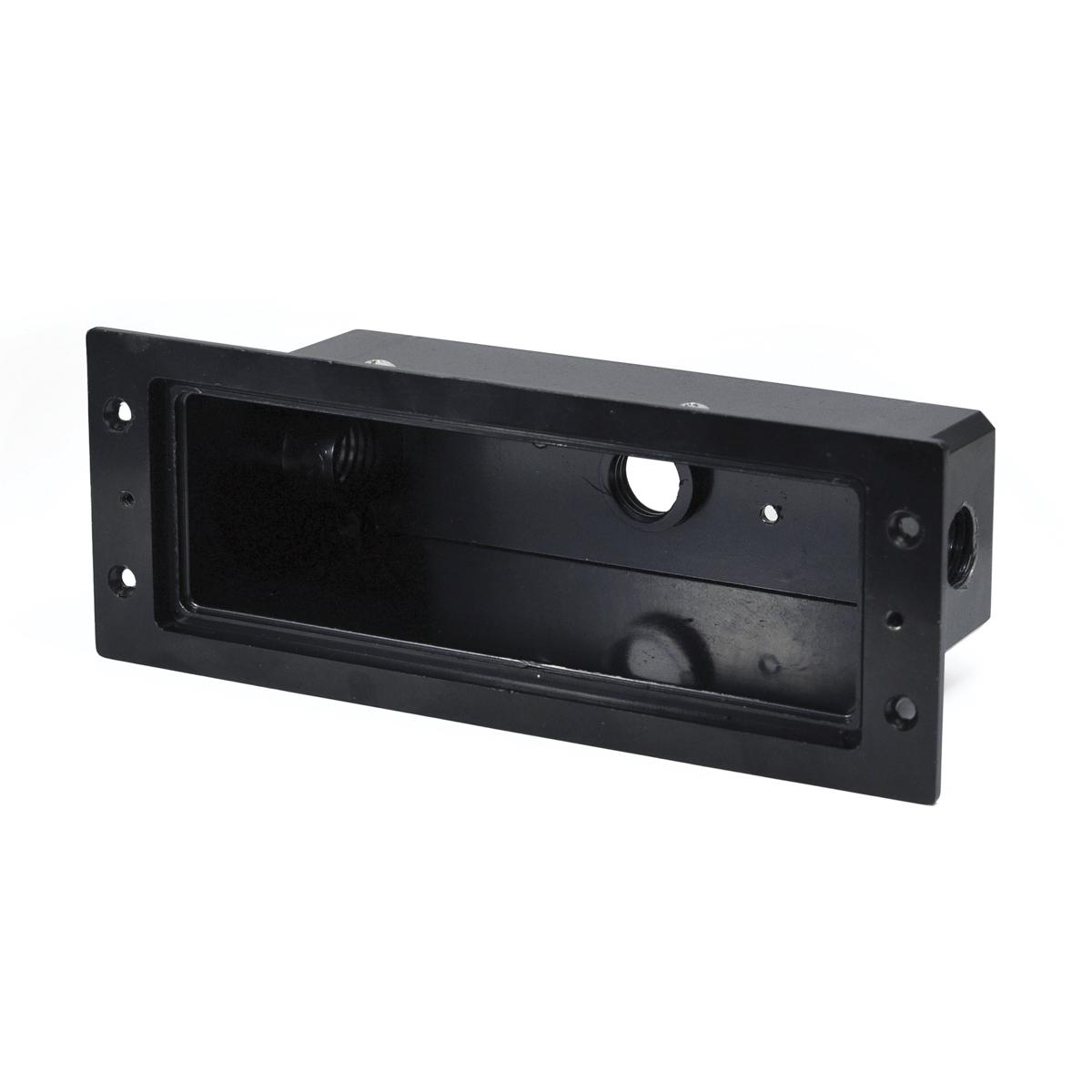 Nora Lighting NSW-800 Brick Black Step Light Housing, IP65 Rated